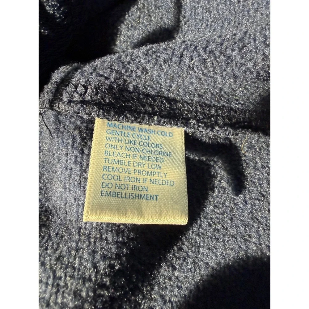 Southern Tide Mens XL Quarter Zip Fleece Pullover Blue Heather 20818-3950
